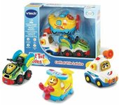 VTech - Conjunto trío de Autos pequeños - Tut Tut Bolides - Versión Francesa