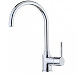 Grifo De Cocina Teka Monomando Sp 995 Color Cromo Ref 559950200 Caño Alto Giratorio