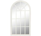 Espejo de pared home esprit blanco ventana 80 x 3,5 x 140 cm