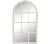 Espejo de pared home esprit blanco ventana 80 x 4 x 140 cm