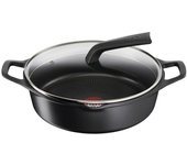 Cacerola Con Tapa Tefal E2497244 Negro Ø 28 cm