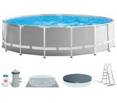 Intex 26732NP - Piscina desmontable redonda intex gama prisma frame 549x122 cm con depuradora