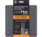 LICKIMAT Buddy Tuff - 20 x 20 cm en varios colores, color: lila, tamaño: pequeño, 20 x 20 cm
