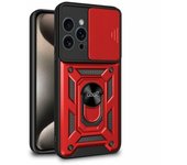 Funda para móvil cool iphone 15 pro max rojo apple
