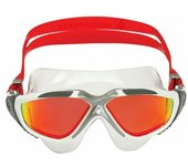 Aqua Sphere Gafas de natación Marca Modelo Gafas de Natación para Adultos Vista Rojo Adultos