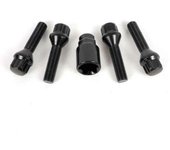 Tornillos antirrobo omp omps09851201 m12 x 1,25 4 uds negro