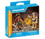 DUO CHASSEUR DE TRESORS +MOMIE PLAYMOBIL PLL71796