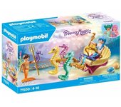 PLAYMOBIL Princess Magic 71500 Sirenas con caballitos de mar, Incluyendo Siete caballitos de mar y Conchas Decorativas, Juegos de rol imaginativos, Juguetes para niños a Partir de 4 años