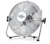 Ventilador de suelo industrial orbegozo power fan pw 1346 - 135w - aspas 45cm - 3 velocidades - cabezal orientable - asa transporte