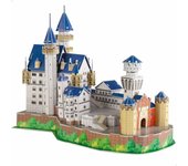 Colorbaby 49658 - Puzzle 3D Neuschwanstein Castle / Maqueta para construir para adultos y niños / Incluye 95 piezas / Diversión en familia, rompecabezas, maquetas