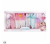 COLOR BABY Ropa Muñeco Set con 4 Trajes. 42 cm