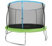 Cama elástica infantil con red de seguridad colorbaby 366 x 266 x 366 cm