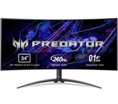 Acer Predator X34 X bmiiphuzx 34" OLED UltraWide QHD 24Hz FreeSync Premium Pro Curva