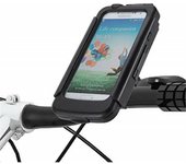 Tigra Sport TIGS4 - Soporte de Bicicleta con Carcasa Impermeable para Samsung Galaxy S4, Negro