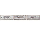 DKD Home Decor Cuadro de la Marca (90 x 4 x 30 cm) (3 Piezas) (Referencia: S3017923)