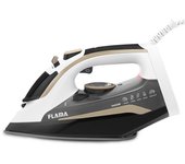 Flama Plancha de Vapor 5342FL, Base Cerámica Ultra Glide, 2400W, Limpieza Automática, Sistema Antical, Depósito de 370 ml, Caudal de Vapor de 35 g/min