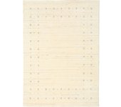 RugVista Loribaf Loom Fine Delta Alfombra - Blanco natural 140x200