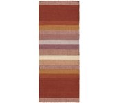 RugVista Flute Alfombra - Rojo burdeos 80x200