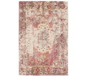 RugVista Ava Alfombra - Rojo coral / Beige 160x230