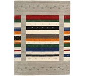 RugVista Loribaf Loom Designer Alfombra - Gris / Multicolor 210x290