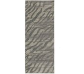 RugVista Zebra Antigua Alfombra - Gris claro 80x200