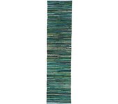 RugVista Ronja Alfombra - Multicolor / Turquesa 80x350