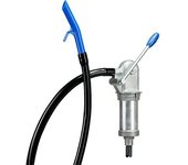 PRESSOL Bomba manual de palanca, caudal de bombeo 8 l/min, con manguera de descarga, para aceite y diésel