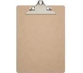 MAUL Tablero de escritorio de madera de fibra dura, L x A x P 350 x 220 x 43 mm, UE 10 unid., marrón