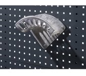 eurokraft pro Soporte para mangueras y cables, incl. material de fijación, A x H 250 x 100 mm, aluminio