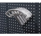 eurokraft pro Soporte para mangueras y cables, incl. material de fijación, A x H 350 x 140 mm, aluminio