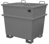 eurokraft pro Contenedor universal, capacidad 1 m³, gris ratón, a partir de 2 unid.