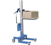 kaiserkraft Minimontacargas de acero, rodante, carga máx. 85 kg, 2182 mm de altura