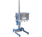 kaiserkraft Minimontacargas, carga máx. 65 kg, acero, 2182 mm de altura