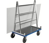 Kongamek Carro para planchas KM8400, L x A x H 1000 x 700 x 1380 mm, 2 ruedas de maniobra y 2 fijas