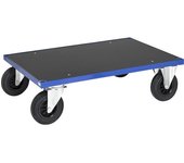 Kongamek Carro de plataforma KM33, modelo básico, L x A 1000 x 700 mm, 2 ruedas de maniobra y 2 fijas, a partir de 2 unid.
