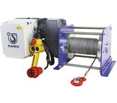 kaiserkraft Torno de cable eléctrico, cable de mando de 3 m, carga máx. 2000 kg