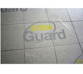 COBA Película de protección de suelos, autoadhesiva, para suelos duros, L x A 50 m x 1200 mm