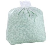 kaiserkraft Bolsa de PEBD para cubo de basura, 23 µm, 60 l, A x H 600 x 700 mm, blanco, UE 600 unid.