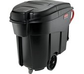 Rubbermaid Tapa Mega BRUTE® para colector de residuos móvil, H x A x P 267 x 262 x 1250 mm, negra