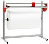 kaiserkraft Portarrollos con dispositivo de corte M, para papel y láminas de hasta 6 mm, anchura de corte 1050 mm