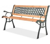 vidaXL Banco De Jardín 122 Cm De Madera