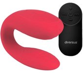 Diversual Omega Vibrador para Parejas Cereza