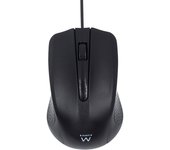 Ewent Ew3300 Ratón Óptico USB 1000 DPI Negro