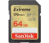 SanDisk Extreme SDXC 64GB UHS-I V30 Clase 10