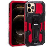 Cool Funda Hard Clip Roja para iPhone 12 Pro Max