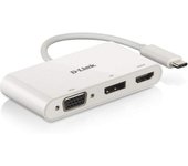 D-Link DUB-V310 Hub USB-C a HDMI/DisplayPort/VGA