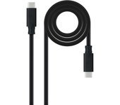 Nanocable Cable USB-C 3.1 Macho/Macho 2m Negro