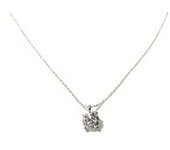 COLLAR ORO 18K CON DIAMANTE DE LABORATORIO 22CM