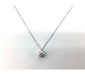 COLLAR ORO 18K CON DIAMANTE DE LABORATORIO 22CM