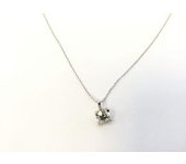 COLLAR ORO 18K CON DIAMANTE DE LABORATORIO 22CM